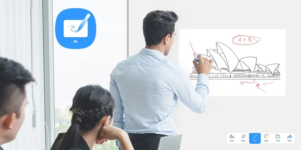 AI Whiteboard Umind – interactive whiteboard with knowledge base on COB LED display