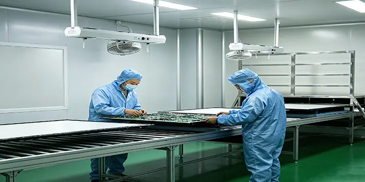Riotouch factory and R&D team – 2000 units per month manufacturing capacity