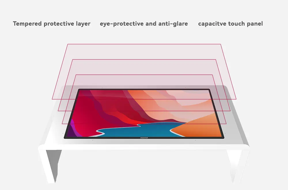 Tempered glass Mohs-7 protection