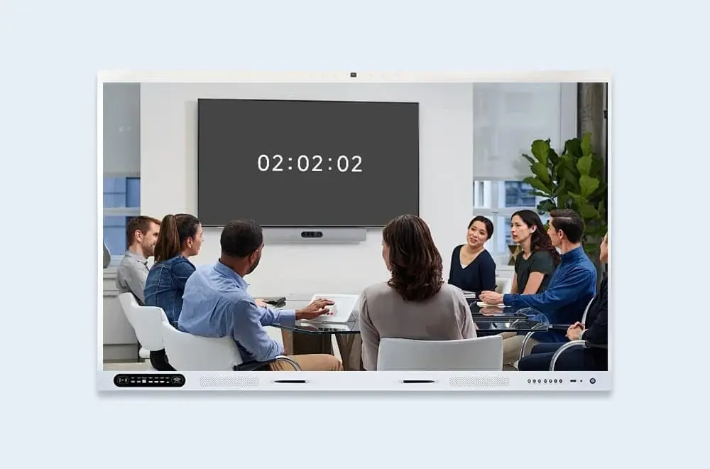 Full-screen timer display