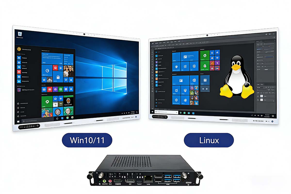 Dual-System OPS PC Windows 10 & Linux