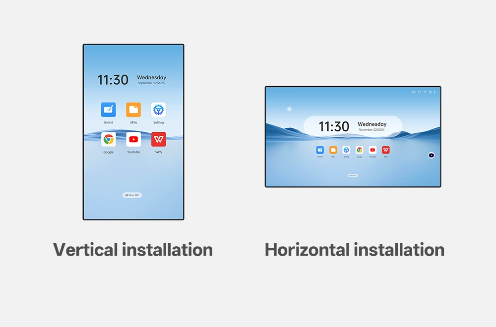 Digital signage LCD screen installation method