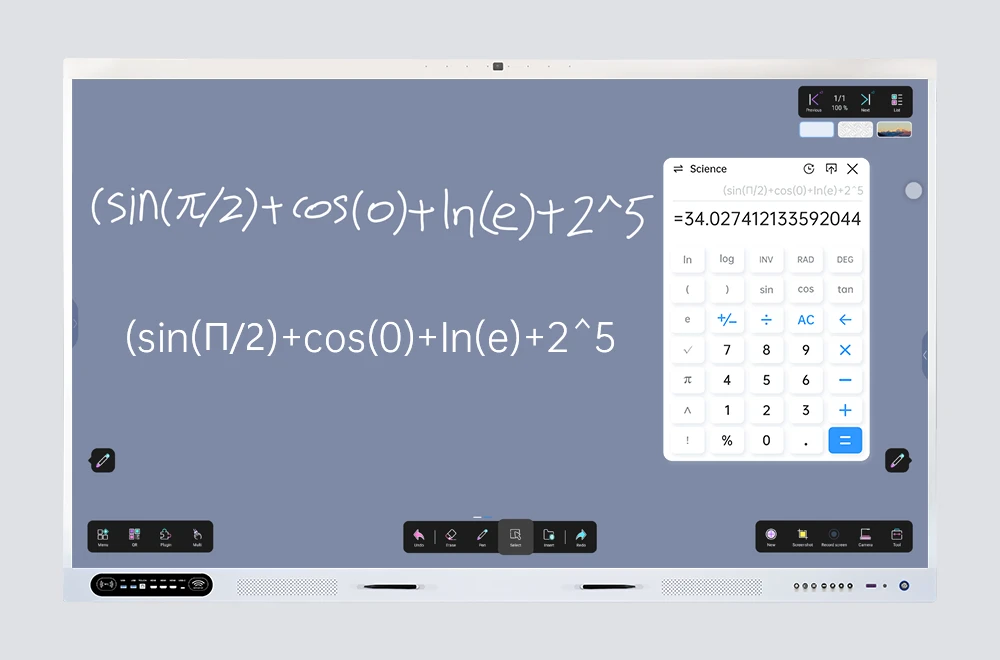 Riotouch-Interactive Whiteboard Calculator-UCalculator-UMind Seamless Linkage Riotouch Interactive Whiteboard Calculator UCalculator UMind Seamless Linkage