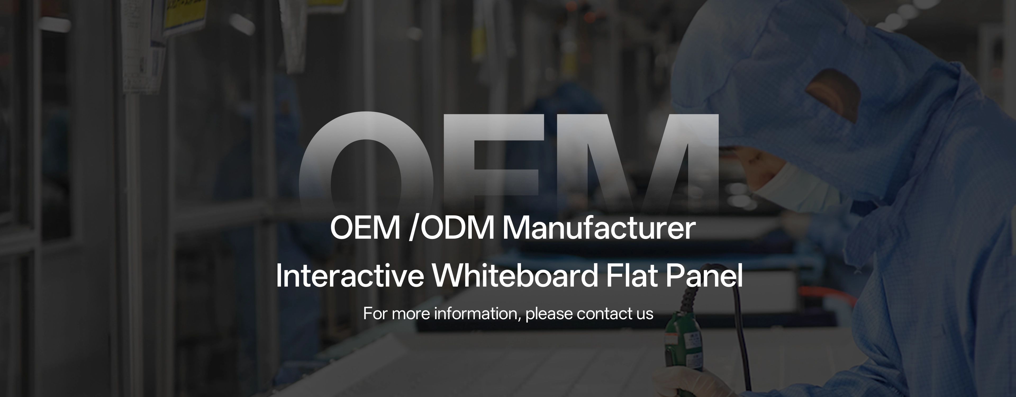 Riotouch ODM/OEM Solution Interactive Flat Panel ODM OEM Service
