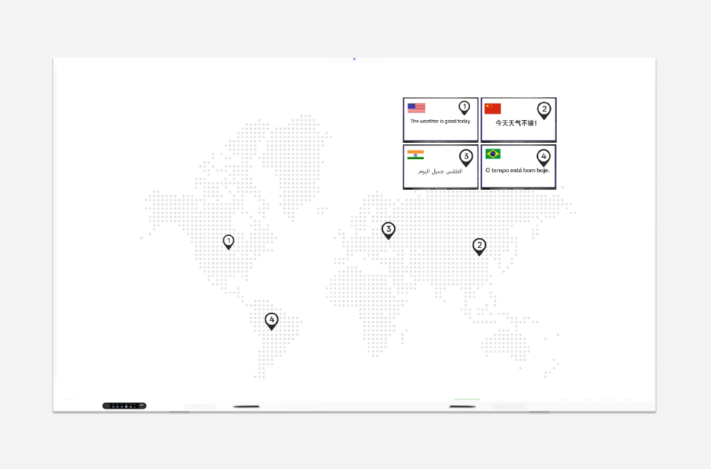 conference room touch screen