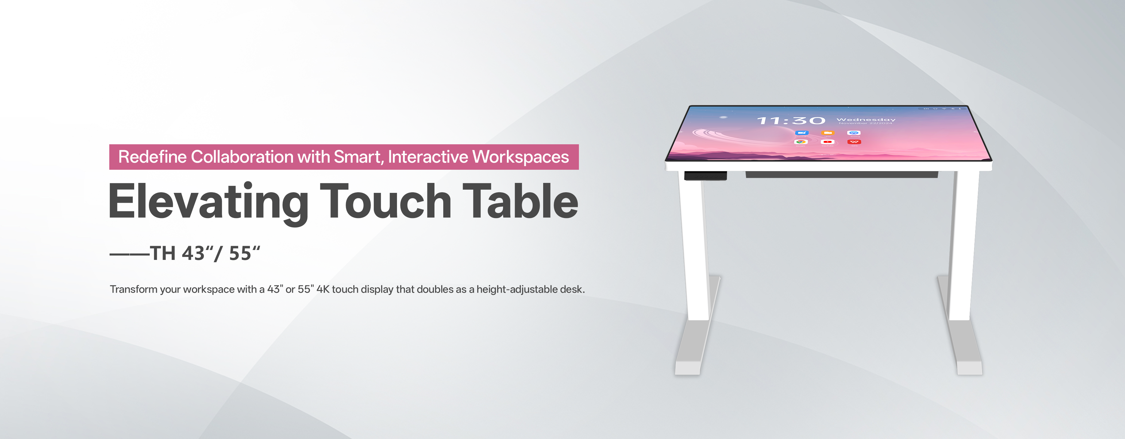Riotouch Smart Table Smart Lifting Touch Table