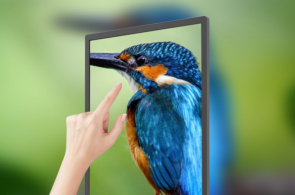 Riotouch Advertising Screen Floor Kiosk Precise Touch