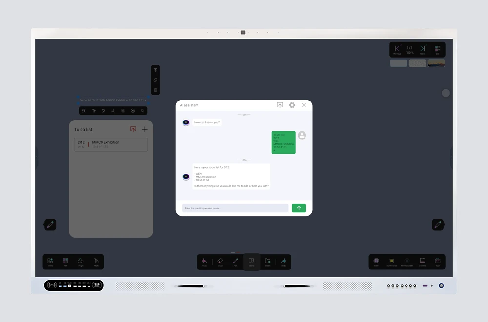 Riotouch-Interactive Whiteboard Software-Calendar-AI Smart Schedule Planning Riotouch Interactive Whiteboard Software Calendar AI Smart Schedule Planning
