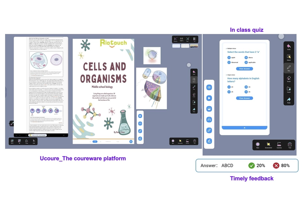 Riotouch Smart Board Software UMind Lesson Resource Management