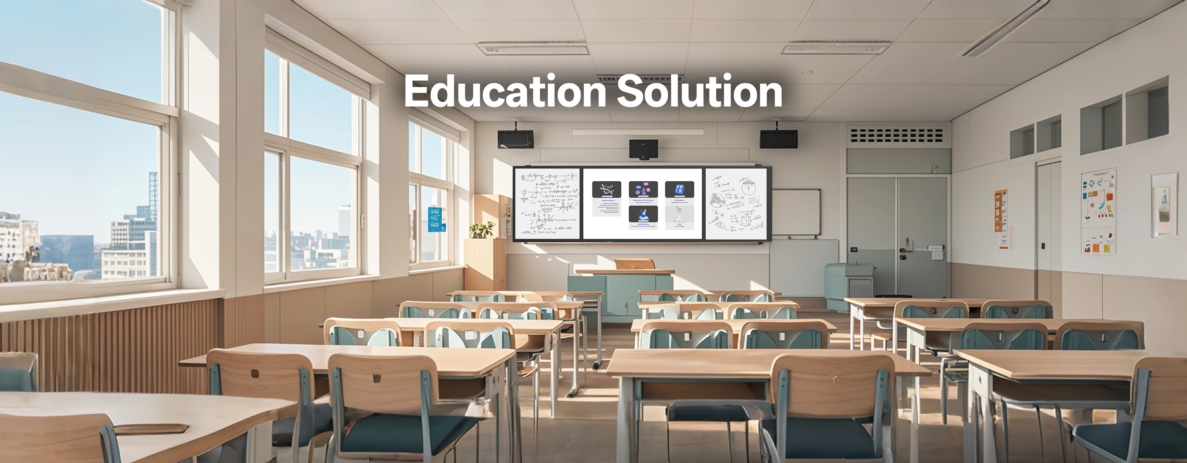 Riotouch Education Solution Interactive Flat Panel Education Classroom Solution