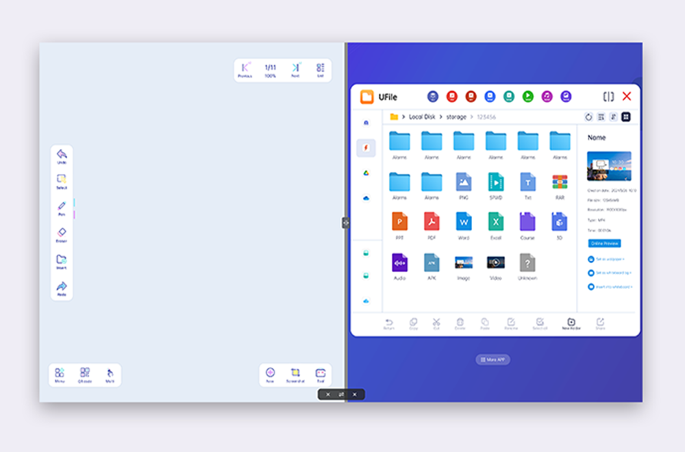 Riotouch-Interactive Whiteboard File Manager-UFile-UMind Background Setup Riotouch Interactive Whiteboard File Manager UFile UMind Background Setup
