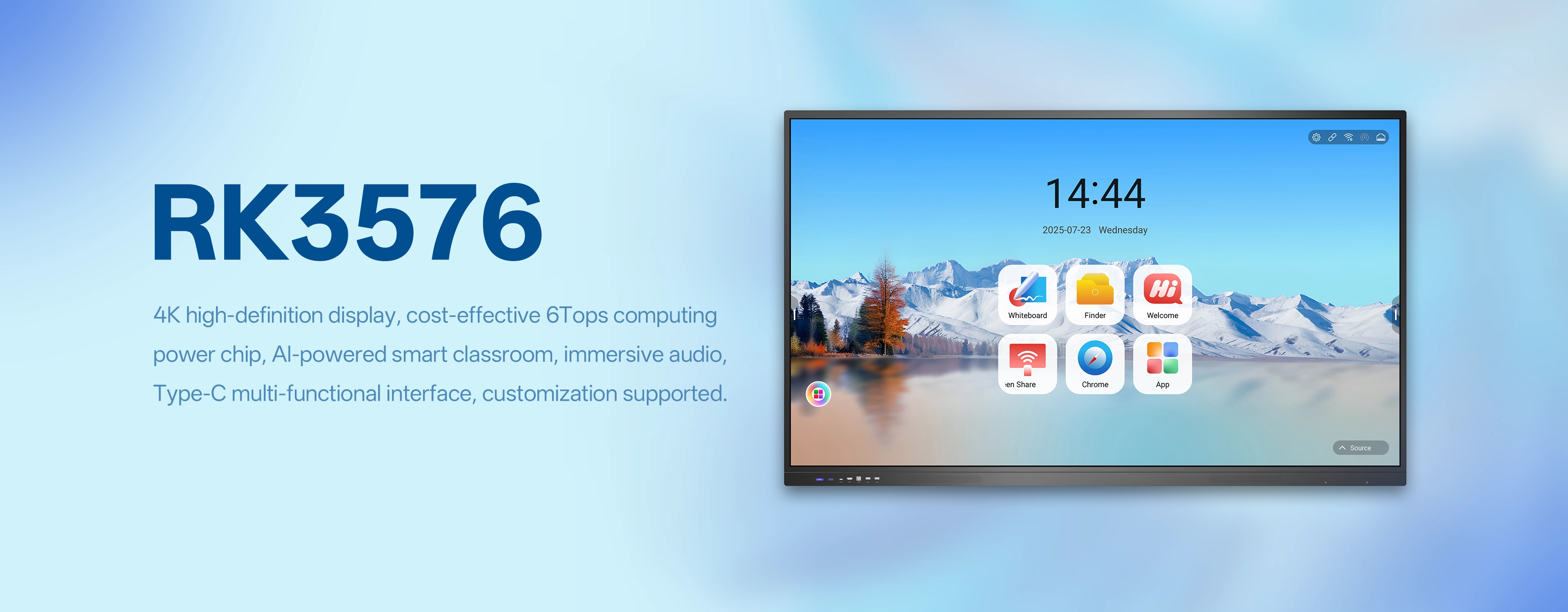 Riotouch Cost-effective Interactive Flat Panel RK3576