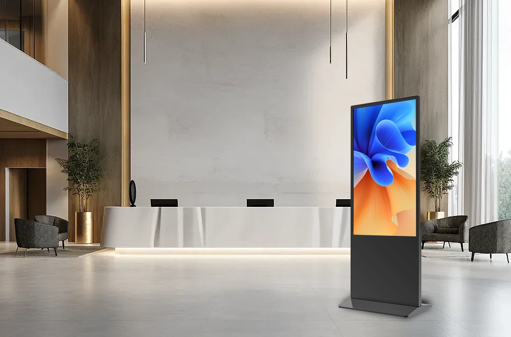 Riotouch Advertising Screen Floor Kiosk Digital Advertising Screen