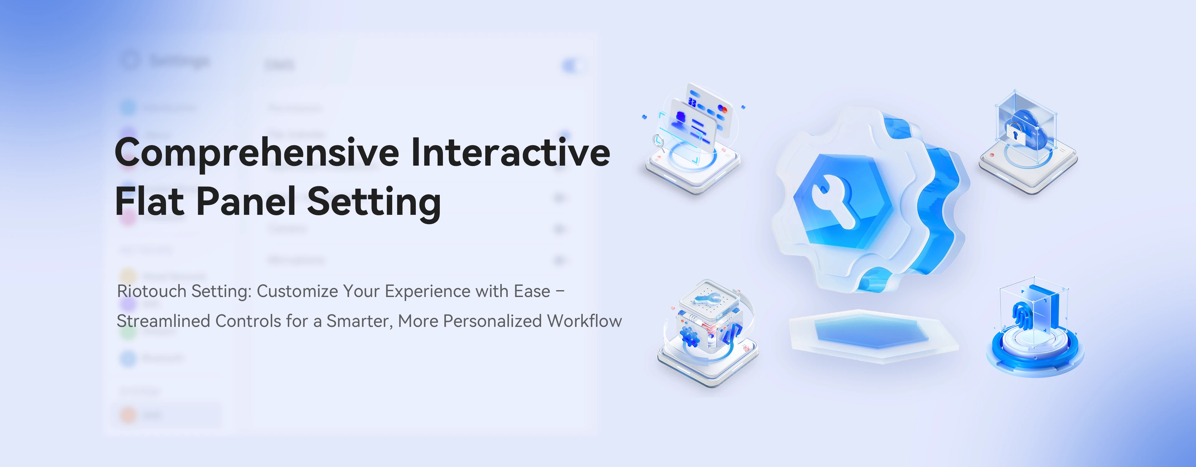 Riotouch Smart Interactive Board Software Setting