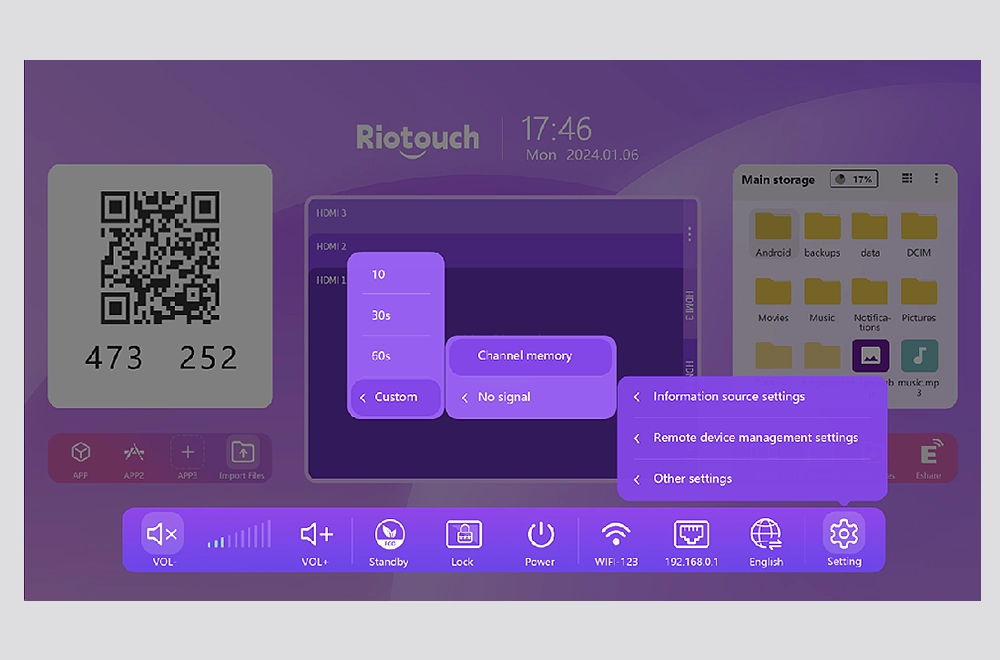 Riotouch-Smart TV-LTS-Auto Source Switching Riotouch Smart TV LTS Auto Source Switching