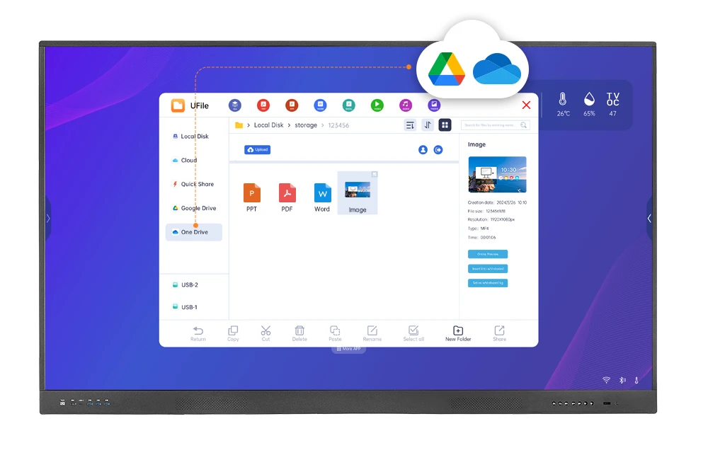 Riotouch Interactive Whiteboard Annotation Tool UMark Cloud Management